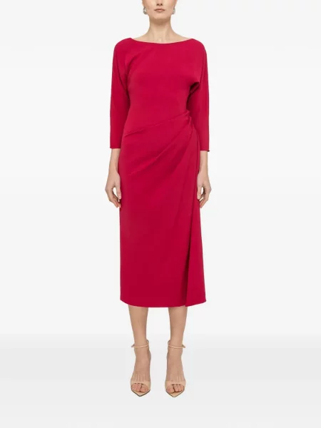 Rochie midi Nissa de costum roșu
