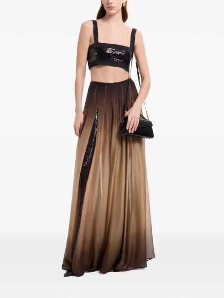 Fusta maxi Elie Saab cu paiete cu gradient