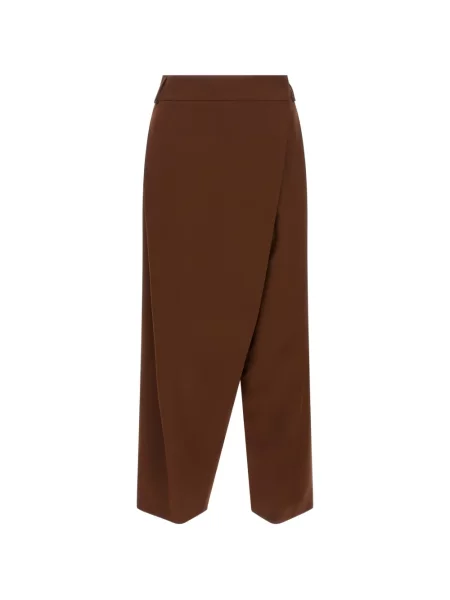 Pantaloni Alberto Biani asimetrice maro