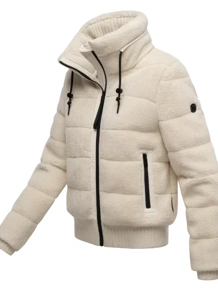 NAVAHOO Zimná bunda Schneepuder šedobiela