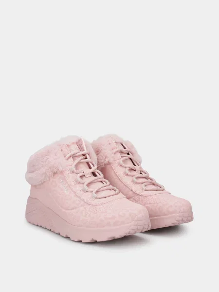 Детские ботинки Skechers розовые