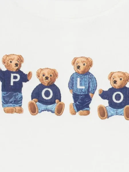Koszulka polo dziecięca Polo Ralph Lauren biała