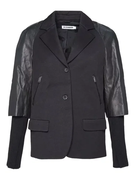 Sacou Jil Sander de lână negru