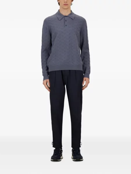 Gulerat tricou polo Herno albastru
