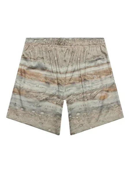 Mrežaste kratke hlače John Elliott s printom bež