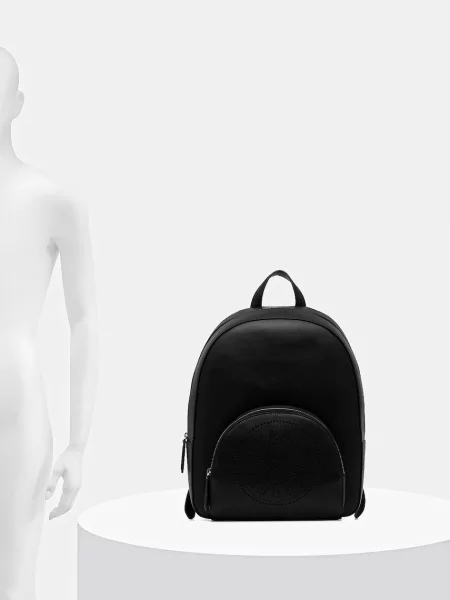 Однотонный большой рюкзак Karl Lagerfeld черный