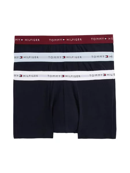 Majtki Tommy Hilfiger ze stretchu niebieskie