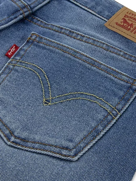 Levi's дънки wide leg за деца HIGH RISE BAGGY синьо