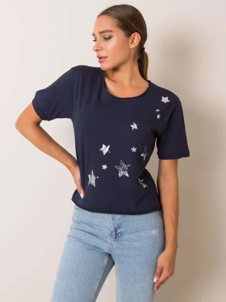 Tricou Fashionhunters albastru