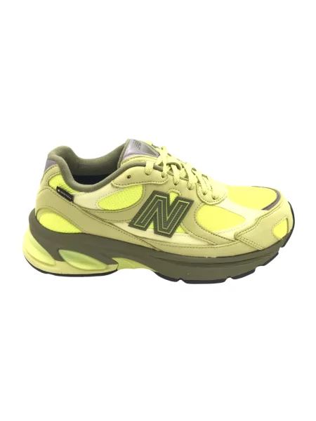 Sneakersy New Balance zamszowe zielone