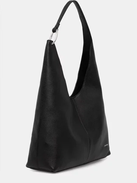 Calvin Klein De piele geantă shopper negru