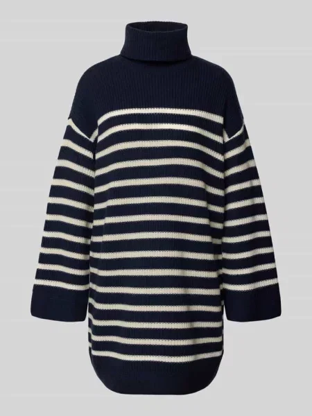 Sukienka mini z dzianiny z Mieszanka wełny i kaszmiru Model AREENA' Lauren Ralph Lauren granatowa