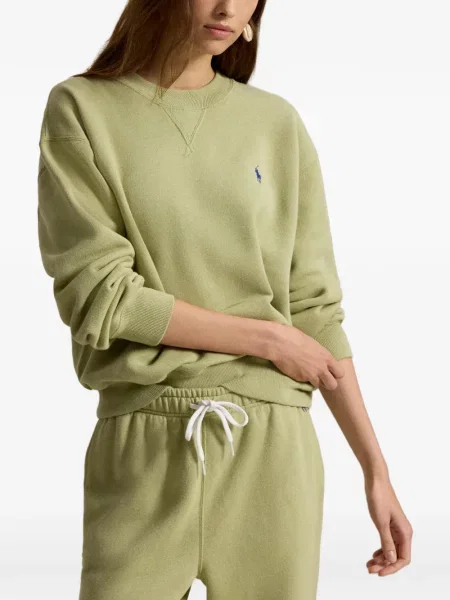 Суичър без качулка Polo Ralph Lauren зелено