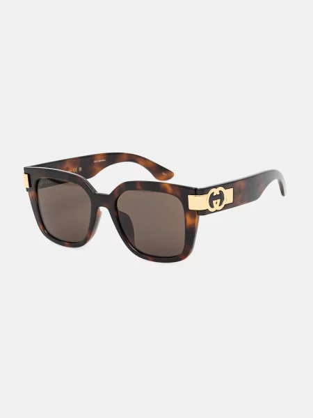 Слънчеви очила Gucci кафяво