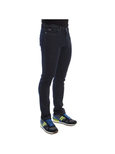 Pantaloni Emporio Armani albastru