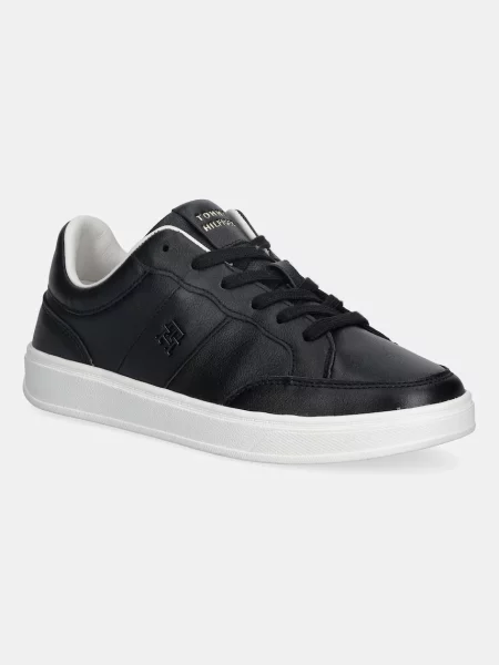Sneakers Tommy Hilfiger Th Heritage Court Sneaker Ltr negru