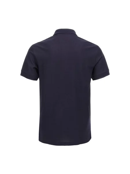 Koszulka polo Burberry z krótkim rękawem czarna