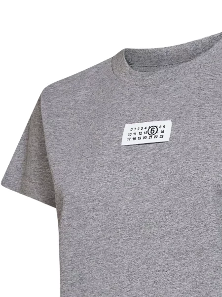 Μπλούζα Mm6 Maison Margiela με αυτόγραφο γκρι