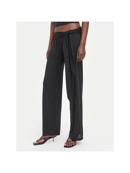 Juicy Couture Medžiaginės kelnės Regular Fit juoda