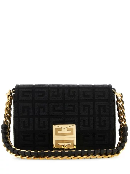 Geanta crossbody Givenchy din jacard negru