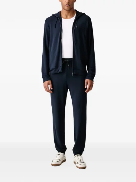 Džemperis su gobtuvu Emporio Armani mėlyna
