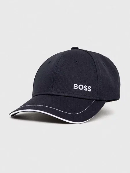 BOSS Șapcă negru alb