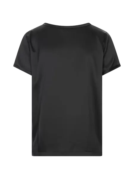 Tricou Her Shirt din satin negru