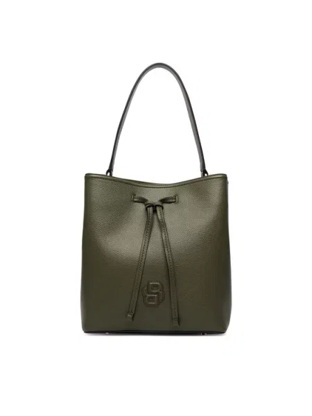 Geantă BOSS Anett Drawstring închis verde