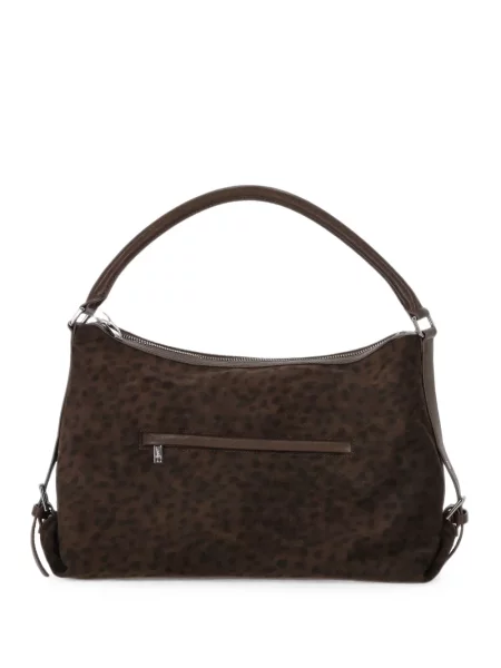 Shopper torbica Stand Oil s printom s leopard uzorkom smeđa