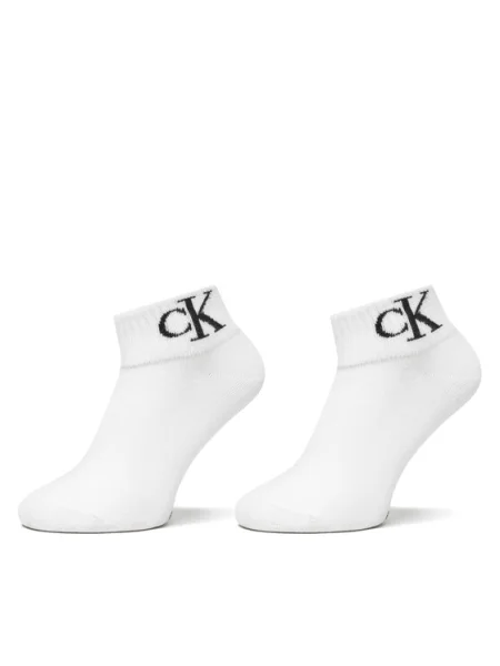 Șosete lungi Calvin Klein Jeans alb