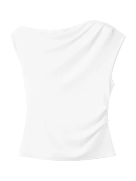 MANGO Tricou JULINE' alb