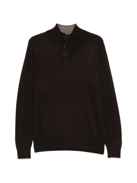 Sweter Mc2 Saint Barth brązowy