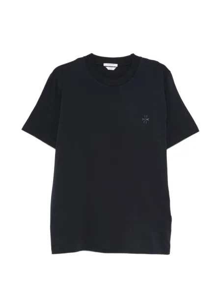 Tricou Jacob Cohën cu decolteu rotund cu autograf albastru