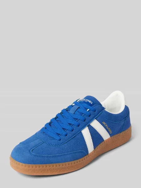 Sneakersy z nadrukiem z logo model ‘KIRK’ Jack & Jones niebieskie