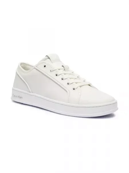 Calvin Klein De piele sneakers alb