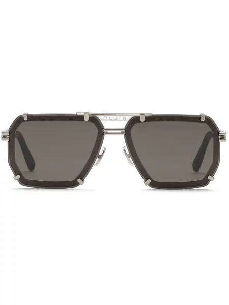 Ochelari de soare Philipp Plein argintiu