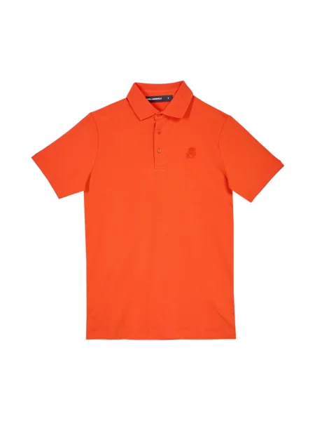 Koszulka polo Karl Lagerfeld pomarańczowa