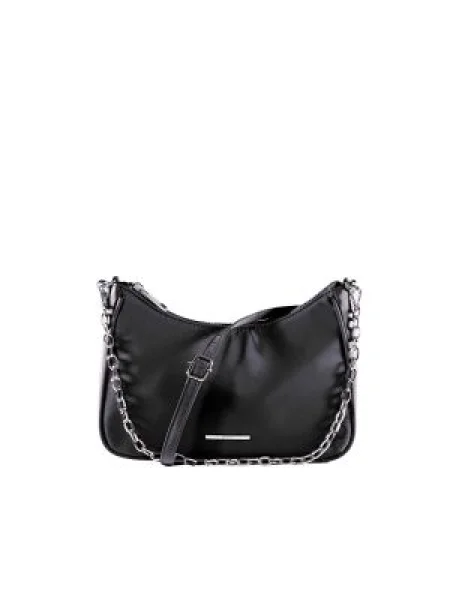 Bershka Geantă de umăr negru