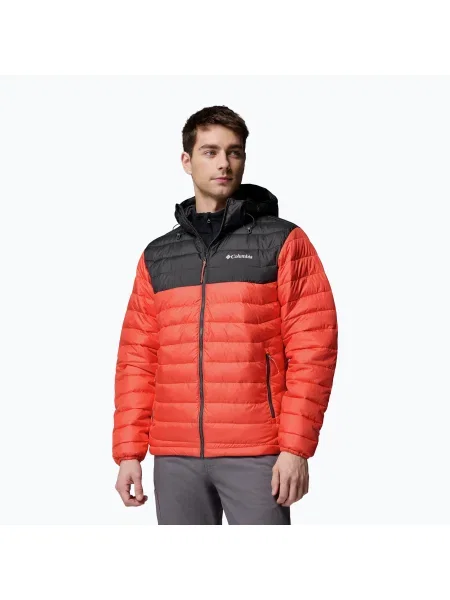 Geacă pentru bărbați Columbia Powder Lite II Hooded zing/shark
