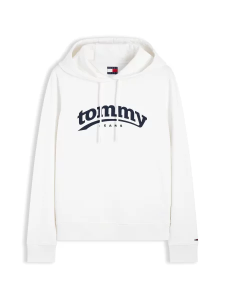 Palton Tommy Jeans alb