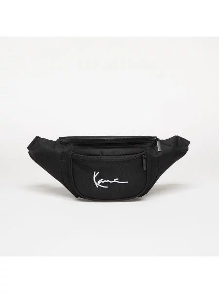 Τσάντα μέσης Karl Kani Signature Essential Waist Bag Black Universal λευκό