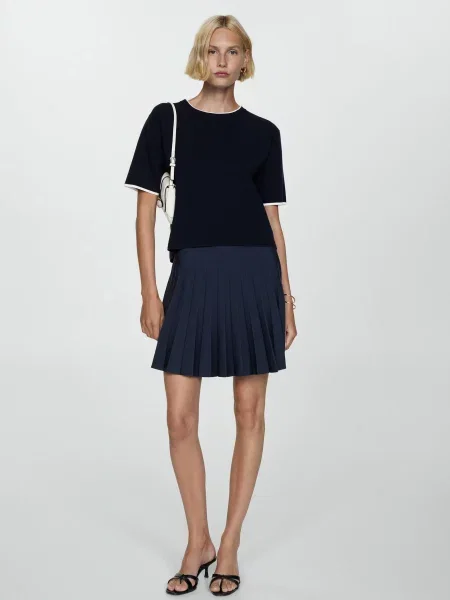 MANGO Светр Темно-синій синій