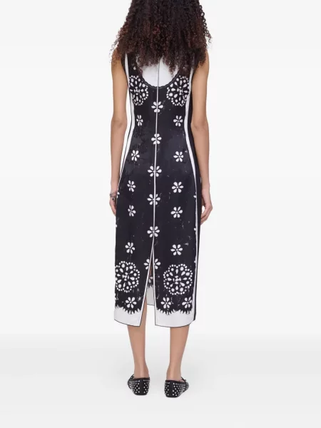 Rochie Marc Jacobs cu model floral de costum negru