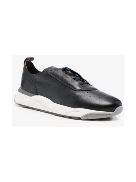 Sneakersy Santoni niebieskie