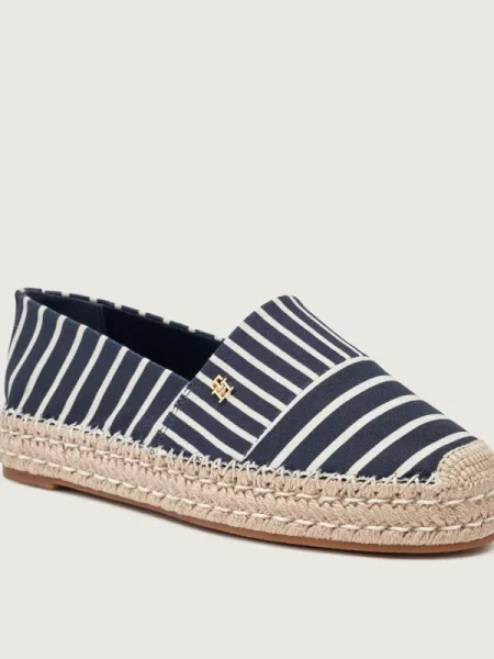 Tommy Hilfiger Espadrile Th Platform Espadrille Stripes Bleumarin