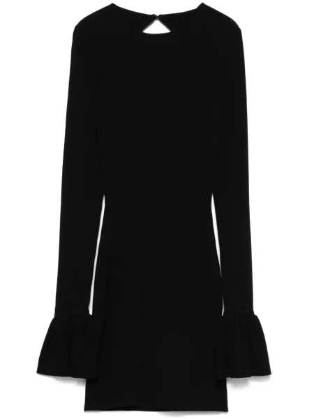 Rochie mini Rotate Birger Christensen tricotate de costum negru