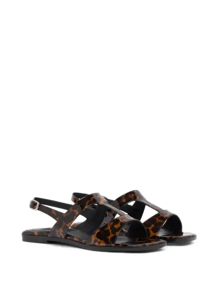 Sandale Carel Paris cu imagine cu model leopard maro