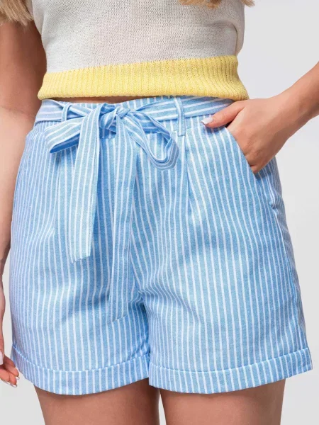 Pantaloni scurți Ombre alb