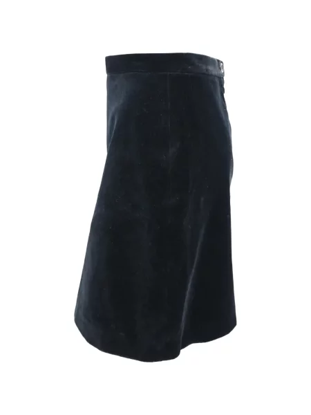 Fustă tip creion Joseph de catifea negru