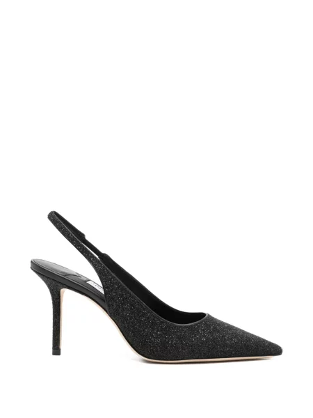 Pantofi cu toc Jimmy Choo slingback negru